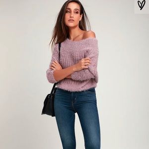 Lulus Off The Shoulder Sweater